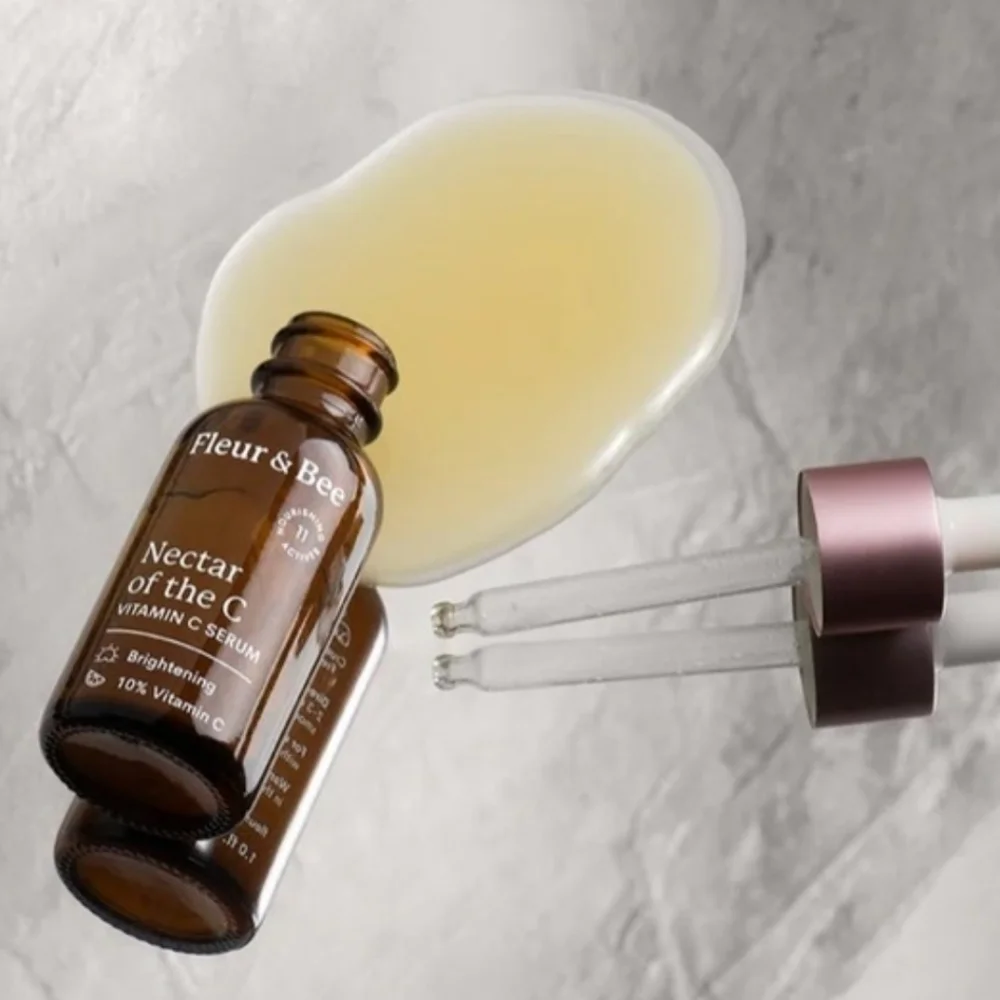 Fleur & Bee Necta Of The C Vitamin C Facial Serum Antioxidants Aloe NEW NICE - Picture 3 of 12